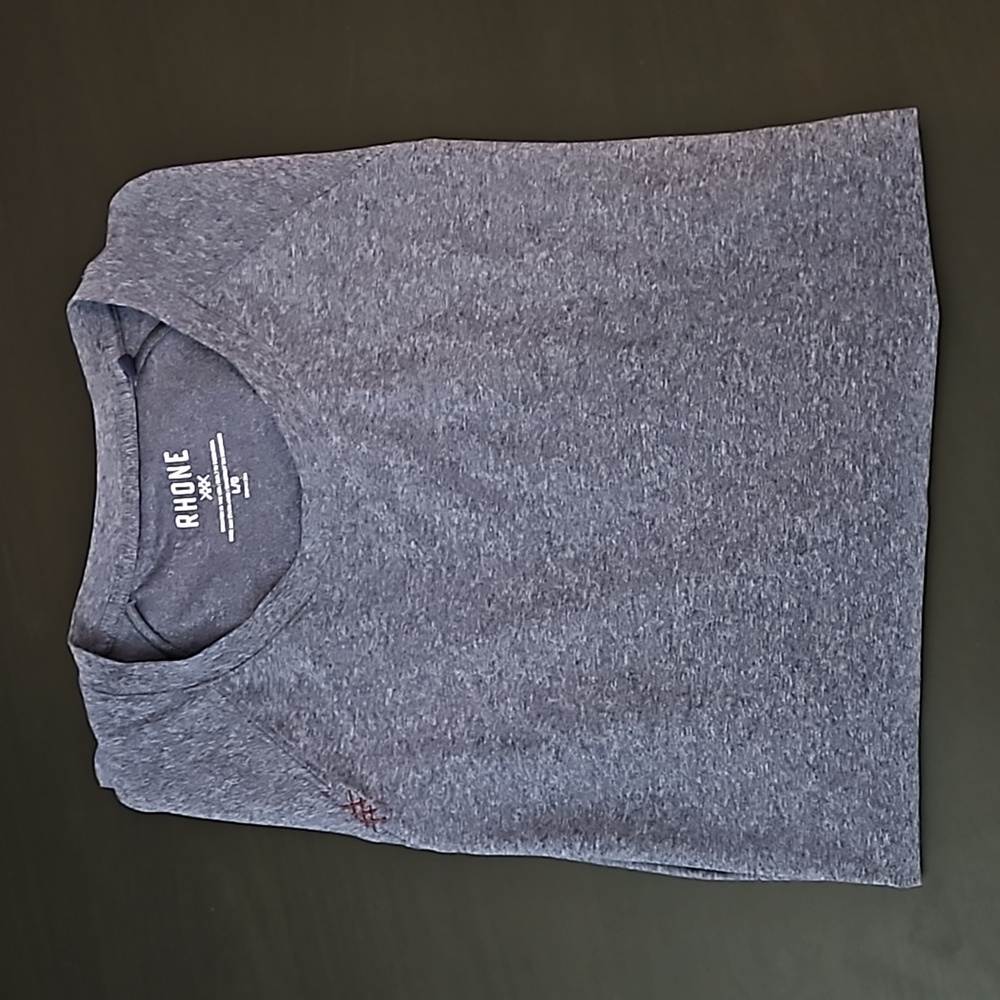 RHONE Reign Long-Sleeve T-Shirt, Crew neckline, size large